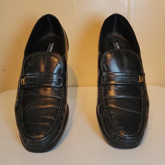 Florham Riva Comfortech Slip On Black Leather Shoes florsheim riva products for sale | eBay main image 3